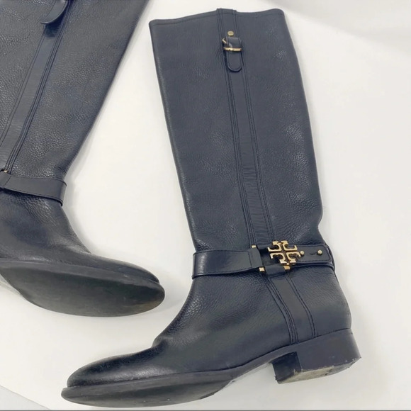 Tory Burch black riding boots - Picture 6 of 7